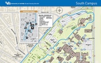 Map of UB's South Campus. 