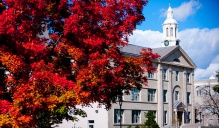 An image of Crosby and Hayes Halls on UB's south campus. 
