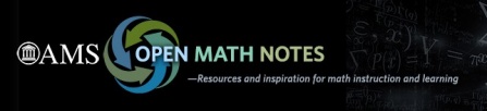 AMS Open Math Notes. 