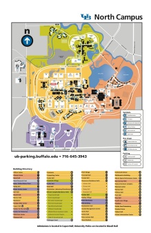 North Campus map. 