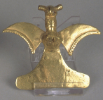 Artist Once Known (Diquís, Central America), Gold Eagle Pendant, A.D. 700-1519. Gold, 3 x 3 1/4 inches. University at Buffalo Art Galleries: Gift of Annette Cravens. 