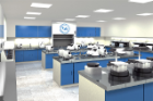 A redesigned wet lab is among the state-of-the-art teaching and learning facilities that will comprise the expanded Preclinical Simulation Laboratory of the dental school. Image: UB School of Dental Medicine. 