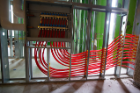 The workings for the in-floor radiant heating system. Photo: Douglas Levere