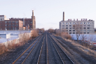 From “See It Through Buffalo.” The New York Central Belt Line, completed in 1882, continues to connect the few remaining industries scattered along its 15-mile route. Active Connections © John Paget