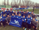 The team, photographed after their first training session at the Queens Park Rangers training facility.