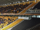This shot was taken from the stands at the stadium of the Wolverhampton Wanderers, who play in England's second-highest division.