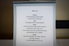 The menu prepared by the UB team for the Culinary Competition.