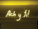 “Ach y fi,” which loosely translates to “yuck” in Welsh, was the name of a multimedia art installation on Thomas at the library.