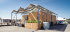 This is what the GRoW Home looked like when it was in Irvine, Cal., for the 2015 Solar Decathlon. In addition to its second-place finish overall, the project earned top-five finishes in each of the competition’s 10 contests. The house placed first in three of those contests, all in measures of energy performance. Photo credit: Carl Burdick
