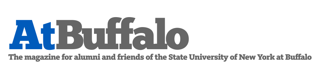 At Buffalo Logo, The magazine for alumni and friends of the State University of New York at Buffalo