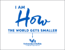 I am how the world gets smaller poster. 