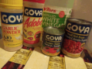 Goya seasonings and food products