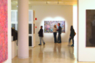 Inside the Center for the Arts, where the UB Art Gallery is housed