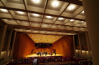 Inside the 700-seat Lippes Concert Hall, with its beautiful C.B. Fisk organ