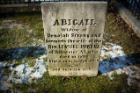 gravesite for Abigail Strong. 