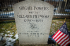 gravesite for Abigail Powers. 