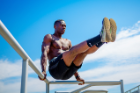 UB BarbarianZ founder Elijah Tyson has achieved his physique using a minimalist approach. Photo: Douglas Levere
