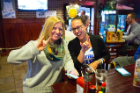 It's #HornsUp! for Danielle Moser and Kate Crosby at Santora's on Millersport Highway. Photo: Douglas Levere