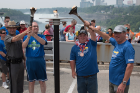 Badges on the Border Torch Run, Niagara Falls, NY. June 10, 2015.