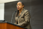 Teresa Miller, professor of law and vice provost for equity and inclusion, served as moderator.