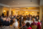 Participants enjoy a post-memorial lunch at the Buffalo Club. Photo: Douglas Levere.