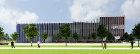 Student rendering of UB Police headquarters, called University Link.