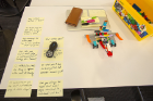 UB faculty were provided with a variety of tools to encourage creativity and collaboration, including Legos and sticky notes. Photo:Meredith Forrest Kulwicki