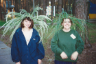 Molly Anderson (left) on her first trip to Russia in 1997 at Center Sodruzhestvo's international economics camp in Ryazan.