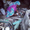 Women work in the recycling facilities, but generally not the repair shops.