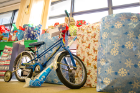 Some lucky child is getting a bike this Christmas.