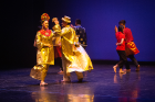 Malaysian SA performers wore costumes of gold.