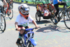 The ride attracts cyclists of all ages. 