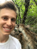 Clayton Markham, from Syracuse, N.Y., enjoyed a long-term study abroad experience in Cañas, Costa Rica, where he worked in a wildlife rescue center and met Dalila, a female puma.