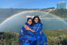 Aishwarya Murgod, from Hubli, Karnataka, India, spent part of her first weekend in Buffalo visiting Niagara Falls.