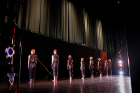 The curtain goes up for "Transparent/See," choreographed by Entity Contemporary Dance.