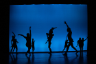 A scene from the finale, "Z’Bows," in which the company's 10 seniors choreographed their own quick solos.