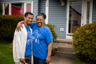 Avery celebrated with his mom, Deirdre, who has seen all four of her children go to college.