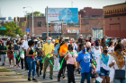 “The purpose of the walk is really to symbolize that people are gathering in the community again,” said Nicholas, a member of the board of directors of the UB Community Health Equity Research Institute.