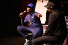Flash was joined onstage by Buffalo hip-hop artist ToneyBoi for their presentation, "Outside Influence," which was followed by a Q&A session.