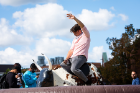 Yeehaw! Showing off one's inner rodeo star is what the mechanical bull is all about. 