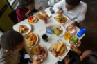 Gathering around a table in our residential dining centers is a long-standing tradition at the heart of a college experience that creates a home-away-from-home for our students.
