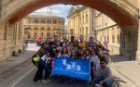On a tour of Oxford, UB students learned that Oxford is more than a University, but most people who live there are working or associated with the University. The guided tour featured the town, University, various movie sets (Harry Potter) and gave students a glimpse into the University's culture.
