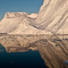 Greenland icebergs in Disko Bay. 