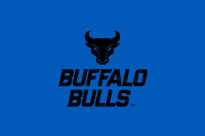 Bulls Black on UB Blue. 