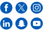 social Media Icons. 