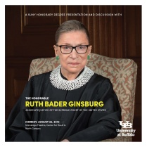 Zoom image: Ruth Bader Ginsburg Event Program