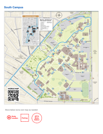 Zoom image: South Campus map 