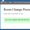 Zoom image: Screen shot of room change process screen. 