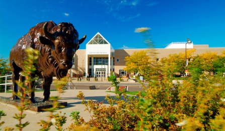Photo of UB's Center for the Arts, North Campus. 