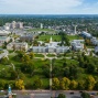 Aerial view of UB South Campus. 
